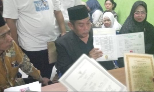 Ribuan Pendukung Antar H. Damin Daftar Pilkades Sukadanau 2026, Siap Lanjutkan Pembangunan