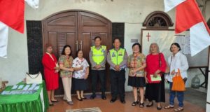 Polresta Karawang Kawal Ibadah Minggu di Gereja, Ratusan Jemaat Beribadah dengan Khusyuk