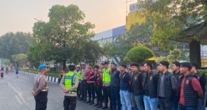 Polresta Karawang Terjunkan 55 Personel Amankan Car Free Day, Warga Nyaman Berolahraga