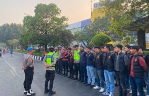 Polresta Karawang Terjunkan 55 Personel Amankan Car Free Day, Warga Nyaman Berolahraga