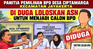 Pemilihan BPD Desa Ciptamarga Diduga Cacat Hukum, Status PNS Terpilih Dipersoalkan