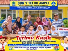 Proyek Rehabilitasi SDN Kutaampel 1 Diapresiasi Warga dan Orang Tua Murid