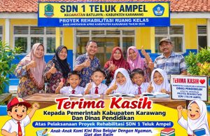 Proyek Rehabilitasi SDN Kutaampel 1 Diapresiasi Warga dan Orang Tua Murid