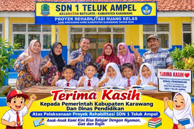 Proyek Rehabilitasi SDN Kutaampel 1 Diapresiasi Warga dan Orang Tua Murid