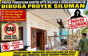 Proyek Pengecatan Kantor DLHK Rengasdengklok Minim Transparansi, Anggaran Dipertanyakan