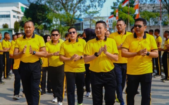 Polresta Karawang dan Brimob Makin Solid, Dua Komandannya Ternyata Satu Angkatan Akpol 2004