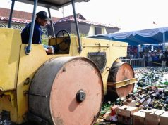 Sukseskan Pemusnahan Massal di Polda Jabar, Polresta Karawang Kirim 1.500 Knalpot Brong hingga 50 Motor Hasil Kejahatan