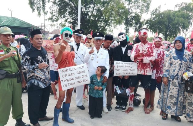 Semarak HUT RI ke-81, Desa Tanjungbungin Gelar Karnaval