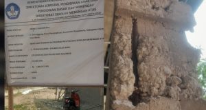 Anggaran Rp1,49 Miliar, Pembangunan RKB SMAN 1 Rawamerta Disorot: Beton Keropos hingga K3