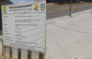 Proyek Jalan Ciranggon–Kutagandok Rp6,3 Miliar Disorot, Baru Dikerjakan Sudah Retak
