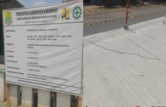 Proyek Jalan Ciranggon–Kutagandok Rp6,3 Miliar Disorot, Baru Dikerjakan Sudah Retak