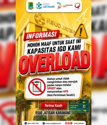 RSUD Jatisari Dipadati Pasien, 18 Bed IGD Penuh