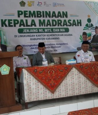 Kabid Penmad Kanwil Jabar Tutup OMI 2026 di Karawang, Kepala Madrasah Diminta Jadi Pemimpin Transformasi