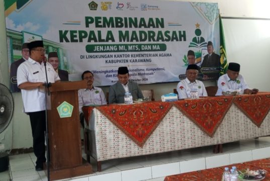 Kabid Penmad Kanwil Jabar Tutup OMI 2026 di Karawang, Kepala Madrasah Diminta Jadi Pemimpin Transformasi