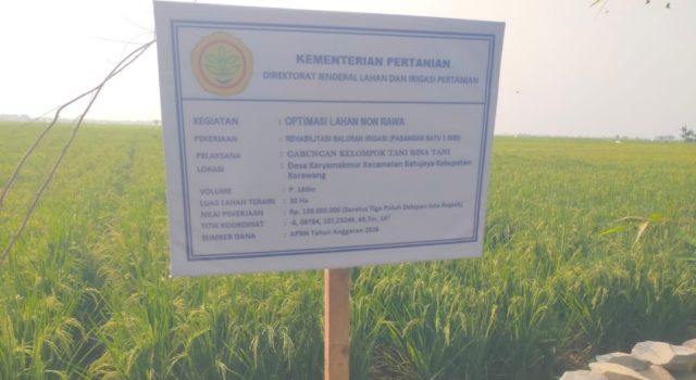 Diduga Gunakan Material Kualitas Rendah, Proyek Irigasi Gapoktan Bina Tani Dipertanyakan