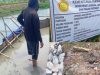Pemasangan Batu Kali di Tengah Genangan Air, Kualitas Proyek OPLAH Tanahbaru Dipertanyakan